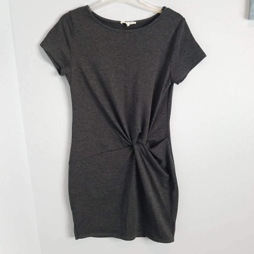 Rolla Coster Twist Knot Gray Dress